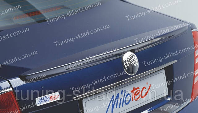 Спойлер Шкода Суперб 1 Milotec (спійлер на кришку багажника Skoda Superb 1 дизайн Milotec), фото 1