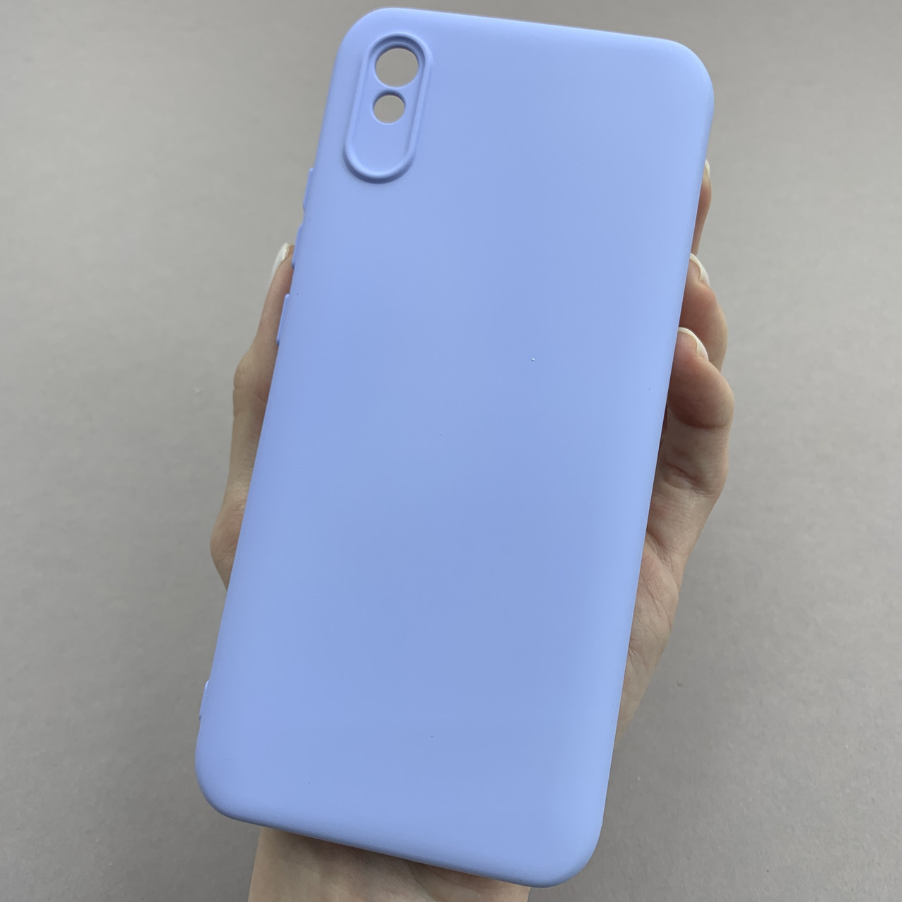 Чохол для Xiaomi Redmi 9А матовий із захистом камери чохол на телефон сяомі редмі 9а бузковий cfa