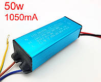 Светодиодный LED драйвер 50Вт 24-36V IP67 ECO 1050mA для прожектора