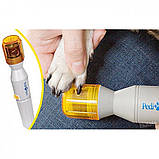 Триммер кігтерез Pedi Paws електричний кусачки для кігтів собак і котів когтерізка для тварин, фото 4