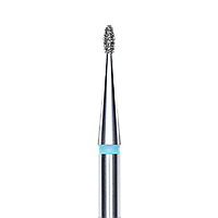 Фреза алмазная "Почка" закругленная синяя Staleks Pro Expert 1,2 мм / рабочая часть 3 мм