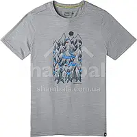 Футболка мужская Smartwool Menьs Merino Sport 150 Mountain Ventures Tee, Light Gray Heather, р.S (SW