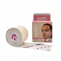 Кинезио тейп для лица Rocktape Beauty Hemp 5см х 5м