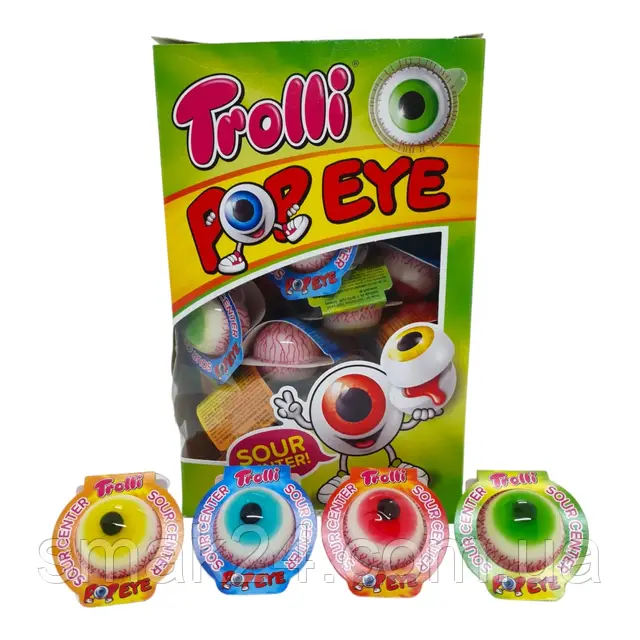 Желейные конфеты Глаза Trolli Pop Eye 18.8г Германия: продажа