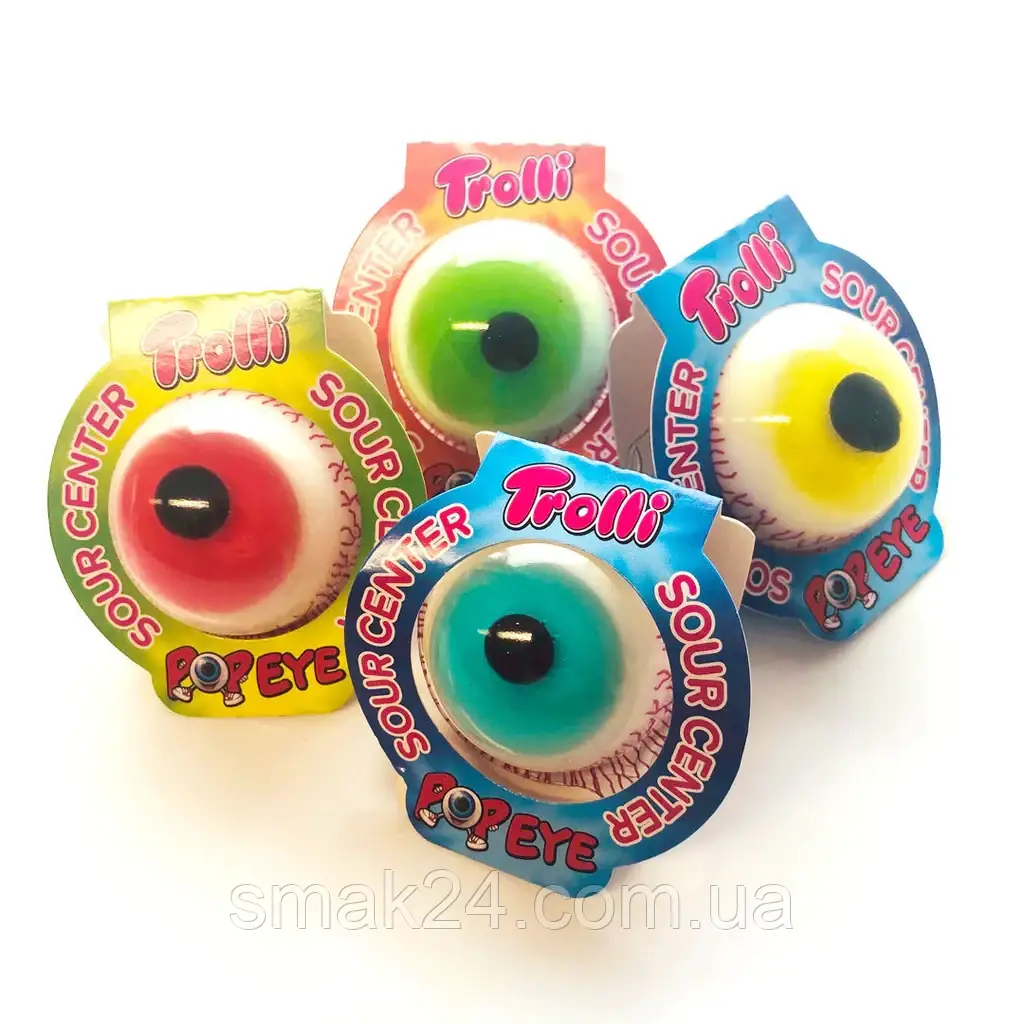Желейні цукерки Очі Trolli Pop Eye 18.8г Німеччина
