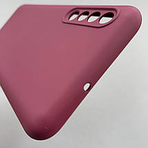 Чохол для Samsung Galaxy A50s матовий із захистом для камери чохол на телефон самсунг а50с бордовий CMR, фото 5