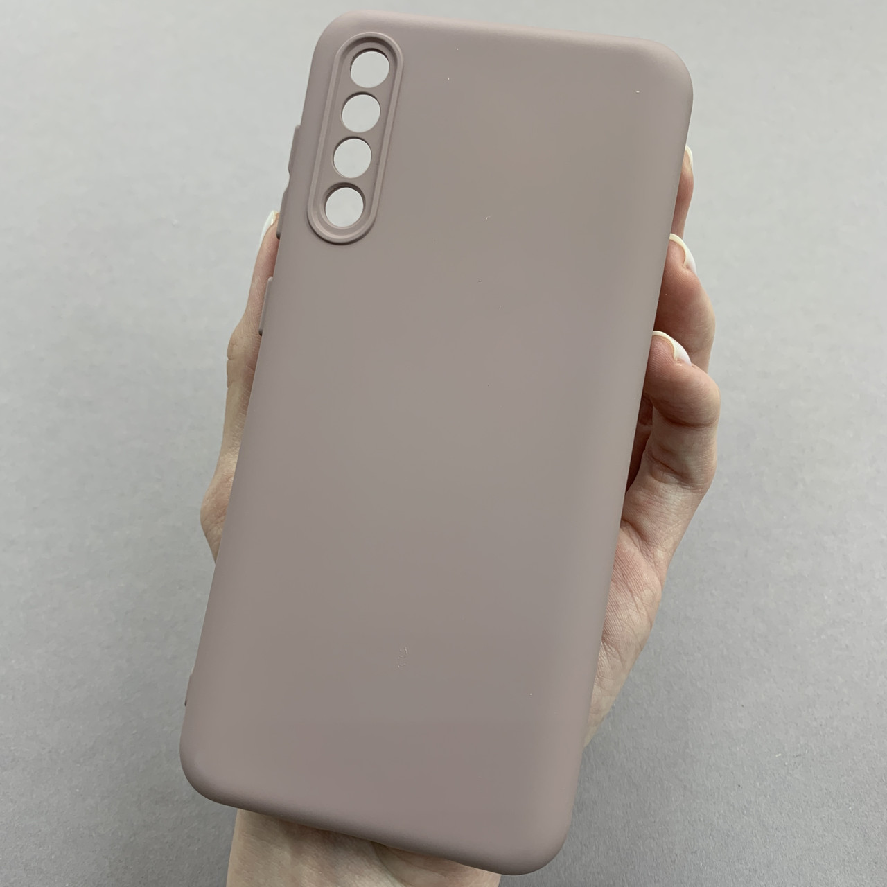Чохол для Samsung Galaxy A50s матовий із захистом для камери чохол на телефон самсунг а50с бежевий CMR