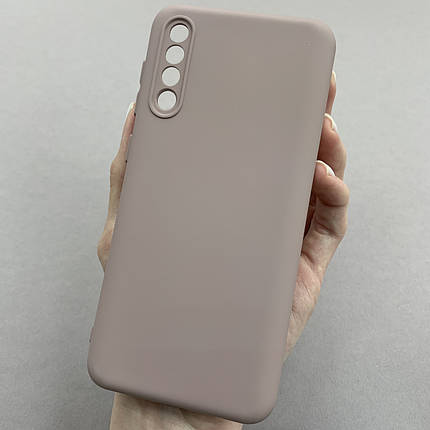 Чохол для Samsung Galaxy A50s матовий із захистом для камери чохол на телефон самсунг а50с бежевий CMR, фото 1