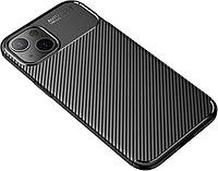 Чехол Fiji Ultimate Carbon для Apple Iphone 14 Plus противоударный бампер черный