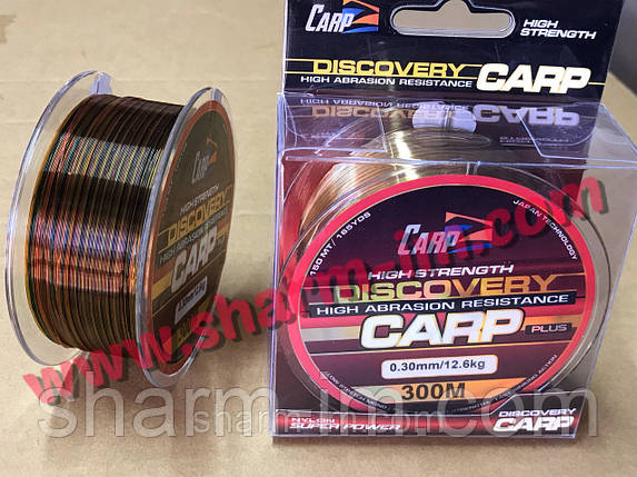 Волосінь Discovery Carp Multicolor 300 м 0,3 мм/12,6 кг, фото 1