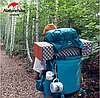 Складаний килимок туристичний з алюмінієвим покриттям Naturehike IXPE Updated 2019 18 мм Yellow, каремат у намет, фото 7