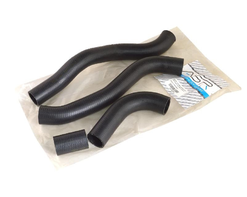 Патрубок радіатора ВАЗ 21082, 21092, 21099, 2115 (комплект 4 шт.) інжектор (пр.о ASR, Чехія), фото 1