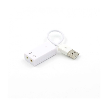 Звукова карта USB-sound card (5.1) 3D sound White (YT-SC-5.1/W/03351) (KG-8190)