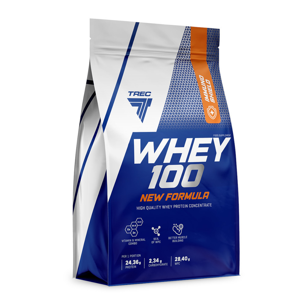 Протеїн Trec Nutrition Whey 100 New Formula , 700 грам Кокосовий праліне