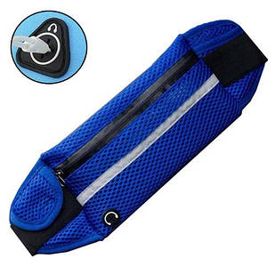 Сумка на пояс, поясна бананка для спорту, фітнеса сітчаста повітропроникна Без бренда