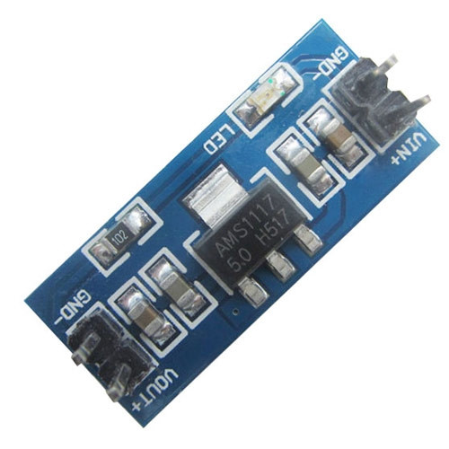 Знижувальний перетворювач напруги DC-DC AMS1117 6-12В на 5 В Arduino Без бренда