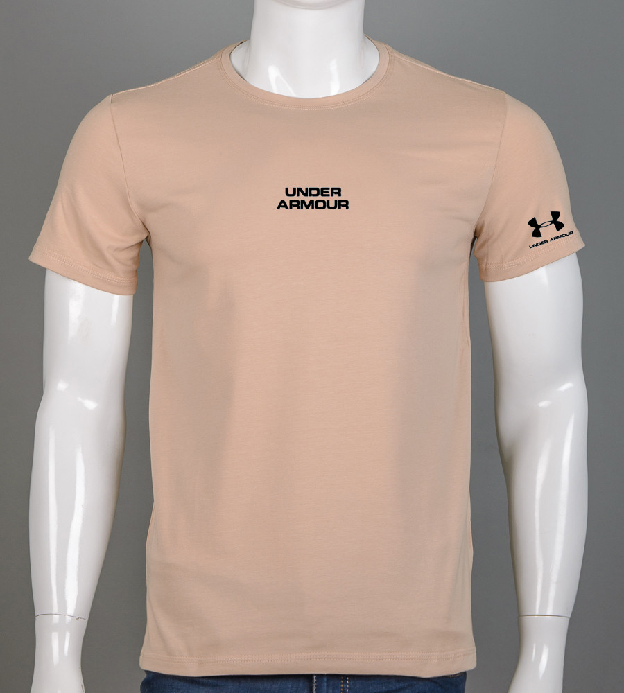 Футболка чоловіча Under Armour 2324м (Уп.4шт M-XXL), Бежевий