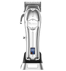 Машинка для стрижки Surker Cordless Silver Turbo (SK-1615-SL), фото 3