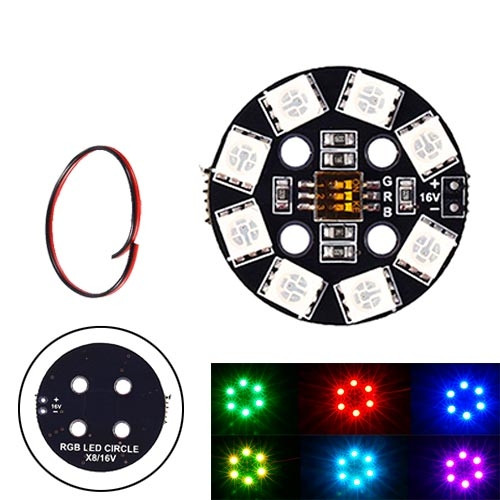 Светодиодный модуль RGB LED для квадрокоптера дрона Matek X8-16V TL2816-06 Без бренда - фото 1 - id-p1381068031