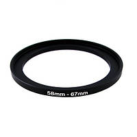 Повышающее степ кольцо 58-67мм для Canon, Nikon Без бренда