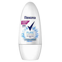 50 мл Rexona Pure Fresh Roll On 48h Дезодорант 0% алюмінієвої солі Дезодорант швидкого висихання