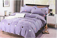 Комплект постельного белья Koloco 06-34 9 Двуспальный 180х220 см Синий IP, код: 7911028