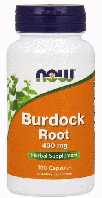 Корінь лопуха Now Foods Burdock Root 430mg 100 caps