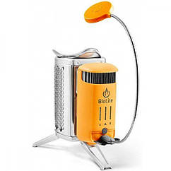 Твердопаливний пальник з зарядкою и фонариком Biolite CampStove 2 + FlexLight (BLT CSC0200)