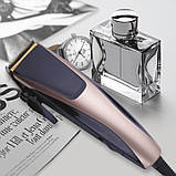 Машинка для стриження волосся від мережі Maestro MR-657Ti Універсальна машинка для стриження 4в1, фото 4