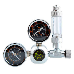 Редуктор CO2 для акваріума з електромагнітним клапаном, різь W21.8, MuFan