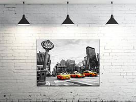 Картина на полотні на стіну для інтер`єру/спальні/прихожої DK Таксі (DKP4560-g208)