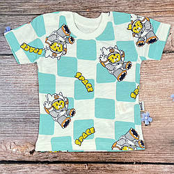 Футболка з двостороннім малюнком для малюка Розміри: 68 і 80 см (04100-2)