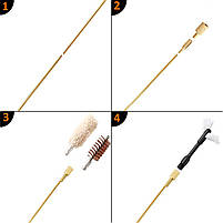 Набір для чищення зброї Lesko GK26 58 предметів у пластиковому кейсі 19 шт., фото 10