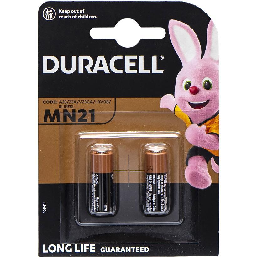 Батарейки міні-бочонок по 2 штук на 12V на блістері Duracell MN21 в упаковці 2 шт