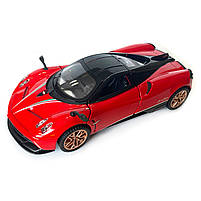 Машинка металева іграшкова Pagani huayra, Авто Експерт, червона, світло, звук, інерція, відкр. двері, 16*4*7см. (67008), фото 2