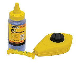 Шнур розмічальний 30 м + крейда + рівень MASTERTOOL 30-0641