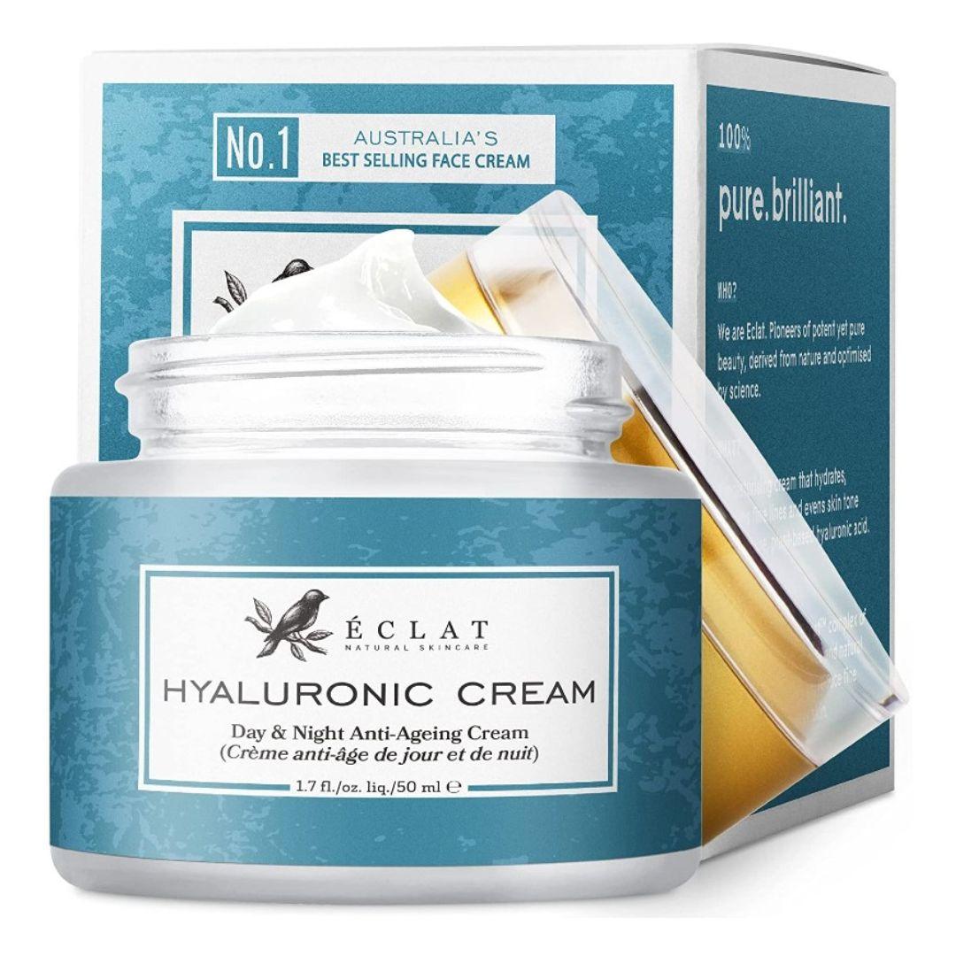 Омолоджувальний крем із гіалуроновою кислотою Eclat Organic Hyaluronic Acid Cream 50 мл