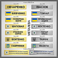 Купить как заказать табличка с фамилией на форму полиции