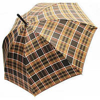 Мужской зонт трость с деревянной ручкой коричневый Doppler 106321