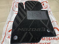 Водительский ворсовый коврик MAZDA 3 с 2013 г. (Avto-tex)