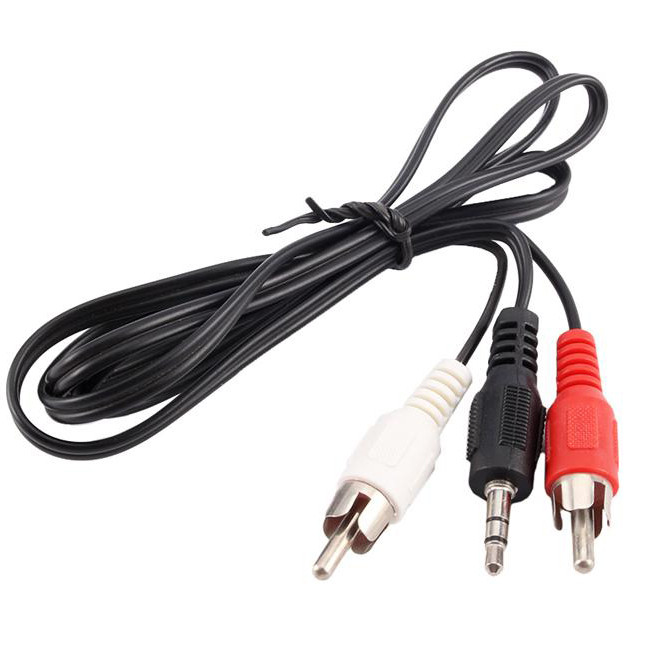 Кабель Piko (1283126473890) AUX 3.5 mm M-2xRCA M, 1.5 м Black
