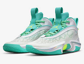 Баскетбольні жіночі кросівки Air Jordan 36 White/Green 40