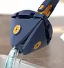 Швабра трикутна з відтискачем Multi function mop 360 Синій колір, Швабра висувна трикутна 360 градусів, фото 6