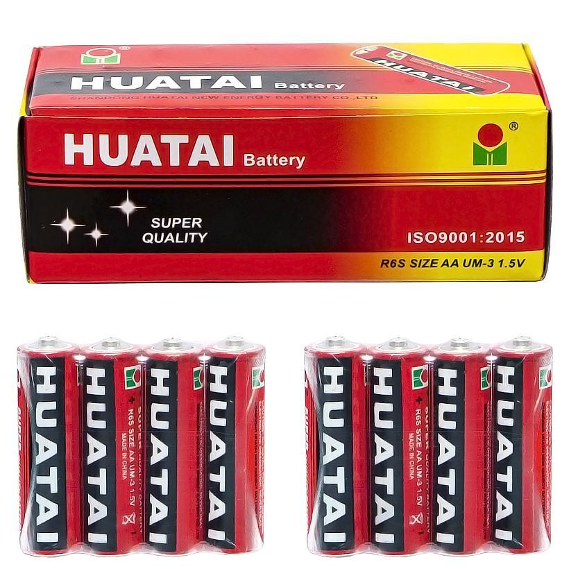 Пальчикова батарея типорозмір AA на 1,5V Huatai R6BER/4p в упаковці 40 шт