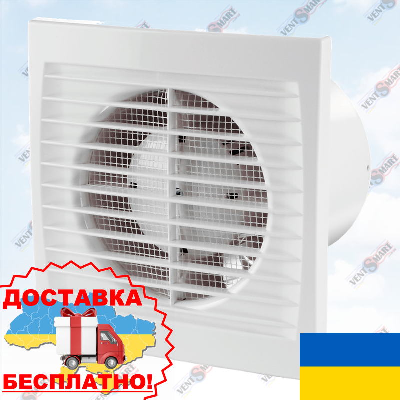 Витяжний вентилятор для ванної Вентс 100/125/150 Силента-З