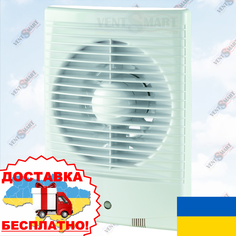 Настінний вентилятор для ванної ВЕНТС 125 М3 (VENTS 125 M3)