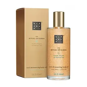 Олія шимер для засмаги тіла з ефектом мерехтіння Rituals Ritual of Karma Ритуалс