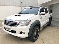 Пластиковые расширители арок Toyota Hilux 2012-2015 (Фендера / ABS-пластик)