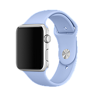 Силіконовий ремінець для Apple Watch 38mm / 40mm / 41mm / 42мм (Блакитний)
