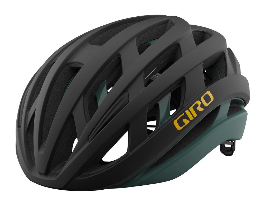 Велошолом Giro Helios Spherical Mips S (51-55см) матовий Чорний/зелений Art 7129161, фото 1